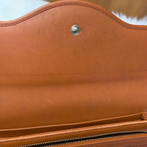 Sold💖Authentic Gucci Bifold Long Leather Wallet in 🍊 - Picture 12 of 14